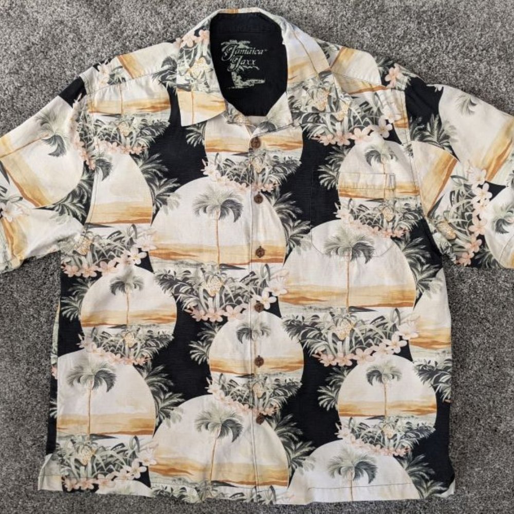 Men's Jamaica Jaxx Hawaiian Shirt w/Pocket (A193)